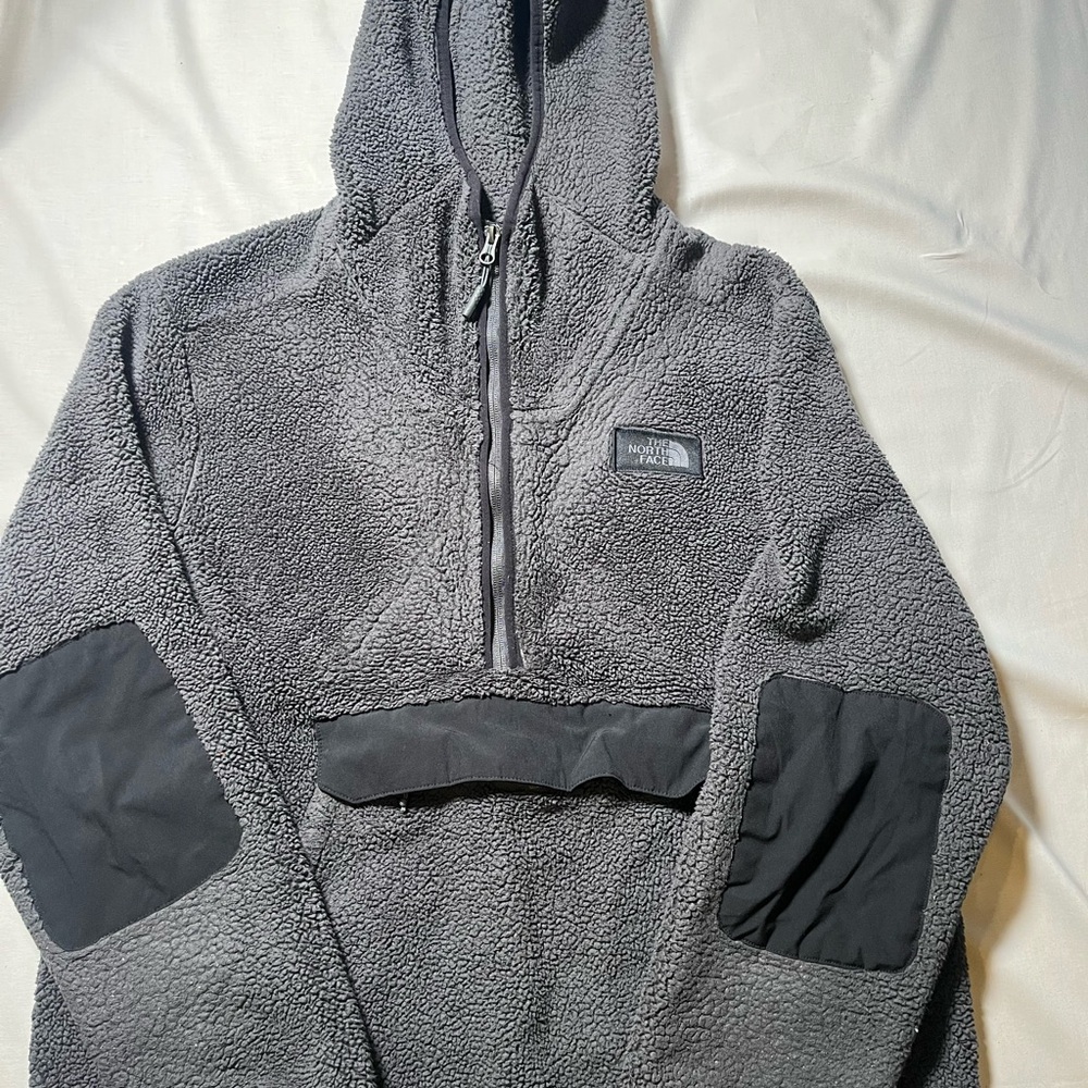 The North Face Charcoal Sherpa Jacket